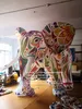 Reklam färgglad elefant Uppblåsbar anpassad jätte elefant för marknadsföring utomhusparad eller klubbdekorationshändelser party320e