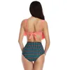 Modischer geteilter Damen-Badeanzug, weiblicher Bikini-Rand-Badeanzug, modische Badebekleidung, entworfen von berühmten Yakuda-Onlineshops