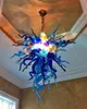 100% mondgeblazen hanglampen ce ul borosilicaat murano -stijl glas dale chihuly kunst hoog plafond kroonluchters voor hotelbar deco