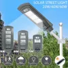 Lâmpada solar LED Wall Street Light 20W / 40W / 60w Dusk para amanhecer Super Bright Motion Sensor impermeável Lâmpada de segurança para jardim