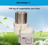 VENDITA CALDA Macchina per tritare verdure in acciaio inossidabile Macchina per tritare verdure 450W Grinder aglio / macchina per la frantumazione dello zenzero