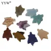 2019 Fashion Randomly Sent Natural Stone Crystal Charms Pendants Maple Leaf for Jewelry Making Good Quality Necklace Bracelets