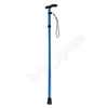 Justerbar metall fällbar käpp Aluminiumlegering Fyra sektioner Teleskopiska vandringsstavar för resor Gammal man Walking Stick LJJZ408