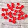 Fake Cherry Flower Head Dia. 5cm/1.97" Artificial Peach Blossom for DIY Bridal Bouquet Wrist Flowers Accessories