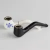 Mini Portable Fumer Pipe Noir Délicat Fumer Pipe Filtre Porte-Cigarette Ami Famille Cadeau Hommes Fournitures Nécessaires