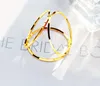 Tres círculos anillos de servilleta simple con círculo hebilla rosa oro plata de oro servilleta anillos boda partido mesa decorativa servilleta anillos