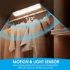 30 LED Rechargeable Closet Light Dimmable Wireless Motion Sensor LED Under Cabinet Lighting For Stair Hallway Cupboard Wardrobe Closet