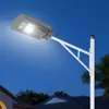 LED Solar Lamp Wall Street Light 20W/40W/60W Dusk to Dawn Super Bright Motion Sensor Waterproof Security Lamp for Garden Yard