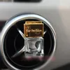 Bil luftuttag parfymflaska aromaterapi charms guldpläterad parfymflaska guld silver svart färg valfritt DLH216
