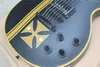 Élégant fer cross sw vieille guitare électrique jaune corpus crossback rayé et frettes noires du hardwaresspecial inlay être personnalisé6271870