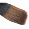 Fasci di capelli umani Ombre Capelli lisci Remy Tessuto capelli umani vergini brasiliani malesi Colore T30 8-28 pollici