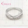 Ringen voor vrouwen gevuld kristaltype Trendy mode 925 sterling zilveren sieraden bijouterie groothandel goed cadeau