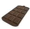 Silicone Waffle Mold Fondant Molds DIY Chocolate Bar Mould Cake Decoration Tools Kitchen Baking Accessories