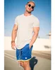 Summer Sport short sleeve Shirt Mens Joggers Running T Shirt Men Gym Slim fit Tops Sportwear Fitness Tshirt Male Plain Bodybuilding T-Shirt