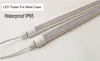 Double ligne 5ft IP65 étanche PC tuyau LED Tube lampe avec gradateur refroidisseur de viande éclairage 50W led tri preuve lumière