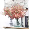 80 Heads 1PC DIY Artificial Baby's Breath Flower Gypsophila Fake PU Bouquet for Wedding Home Party Decorations Supplies