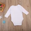 Nouveau-né Bébés filles barboteuses unisexe bébé garçon Vêtements Mon 1er Combishort Noël Romper Jumpsuit Vêtements Outfit