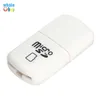 Hochwertiger Mini-USB 2.0-Kartenleser für Micro SD-Karte TF-Kartenadapter Plug and Play Bunte Wählen Sie aus für Tablet PC 300pcs / lot