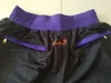 Nova Shorts Equipe Shorts Baseketball Vintage Shorts Zipper bolso Correndo Roupa Sun roxo cor preta feito apenas tamanho S-XXL