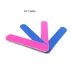 30,000pcs/lot mini professional Grind Sand nail file Sandpaper Buffers Slim Crescent Grit 240/240 disposable cuticle remover tools 50*13MM