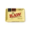 Raw Rolling Tray Metall Zigarette Rauchen Tabletts Tabak Platte Fall Lagerung 18 cm 12,5 cm Rauchen Zubehör Grinder Roller
