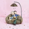 クリエイティブカップルナイトライトソファリビングルームベッドルームホーム装飾装飾品恋人ギフト小台ランプバレンタインプレゼントYD0618