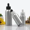 30ML 50ML 100ML Aluminum e Liquid Reagent Pipette Bottles Eye Dropper Aromatherapy Essential Oils Perfumes bottles