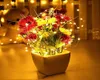 2 M 20-LED Silver Strip Strip Light Battery Heased Fairy Lights Garlands Christmas Wakacje Wedding Party 1PC