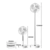 5 in 1 Multifunctionele Draagbare Mini Opvouwbare Elektrische LED-ventilator Airconditioner Desktafel Fans USB Opladen voor huis Outdoor Office