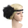 Jaren '20 Hoofddeksel Feather Flapper Hoofdband Great Gatsby Hoofdtooi Vintage 973093415