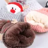 Kerstdecoraties 1 stks hoed baby kinderen meisjes warme winter gebreide wollen beanie hoeden Xmas schattig herten caps1