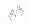 100pcs / lot antikvitet silver bronspläterad unicorn häst charm hängsmycke för smycken gör armband tillbehör diy 27x20mm