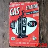 Retro Metal Poster Gasoline Gas Beer Route 66 Vintage Craft Tin Sign Home Restaurant KTV Bar Signs Wall Art Metal Sticker BH2210 TQQ