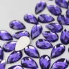 300pcs 8 13mm Crystal AB Drop Rhinestones Applique Mix Color Crystals Stones Acrylic Strass Beads for DIY Clothes Crafts ZZ762235H