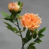 Artificial flower silk peony flower Little peonies with two heads about 50cm height wedding bouquet and home decorations