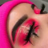 Pó de sombra de néon colorido 6 cores Sombra de olho Nail Art Matte Glitter Fácil de usar Cosméticos Maquiagem
