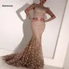 Abendkleider Mermaid Evening Dresses Long Sleeves Formal Arabic Women Gown Vestido De Festa Longo Party Dress