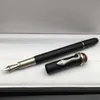 جودة عالية ماتي الأسود الأفعى رئيس كليب نافورة القلم غرامة مكتب القرطاسية أزياء الخط أقلام الحبر هدية لا مربع
