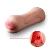 Realistic Vagina Male Masturbator Oral Mouth Aircraft Cup Real Pussy Sexo Intimate Goods Deep Throat Double Hole Sex Toy for Men T7394883