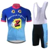 2024 Helt nytt team Z Vetements Cycling Jersey Set Breattable Cycling Jerseys Kort ärm Summer Quick Dry Cloth Mtb Ropa Ciclismo B36
