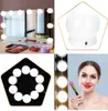10 Pcs Vanity LED Miroir Lumière Maquillage Réglable Comestics Miroir Lumière Kits Avec Dimmable Lumières Ampoule Luminosité Make UpLights