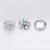 LOTUSMAPLE 0.1CT - 7CT real color D clarity FL loose moissanite 3EX round brilliant cut test positive diamond each one equal to 0.5CT or more give a free GRA certificate