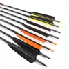 12PCS Archery SP400 Carbon Arrows Shafts Turkey Feathers Insert Recurve Compound Bow Hunting
