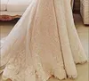 New Sexy Mermaid Lace Wedding Dress Long Sleeves Bridal Gowns Muslim Bride Dress Vestido De Noiva