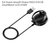 Cargador USB base de carga para Xiaomi Huami Amazfit 2/2S Stratos A1609 estación de Cable de carga para Huami Amazfit PACE A1612B