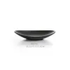 Black Plastic Melamine Dish Tableware Boat Ship Shape Fastfood Sushi Pickle Dish Restaurant Dinner Appetizer Plate F202412