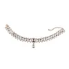 Mode-boho krage choker droppe kristall pärlor halsband hängande charm vintage uttalande chunky nacke smycken collier bröllop tillbehör