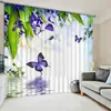 الستار المطبوع ثلاثي الأبعاد لغرفة المعيشة وغرفة النوم Cortinas Para sala de estar Roses Animal Sold by Panel Size Image Customl7346687