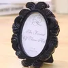 50 pcs Estilo Vitoriano BrancoBlack Barroco Imagem / Photo Frame Lugar Titular do Cartão de CasamentoBridal Shower Favors FRETE GRÁTIS SN2248