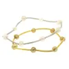 Bracelet de perles d'eau douce pour femmes, bijoux créatifs et simples à la mode, bracelet de perles d'eau douce irrégulières, vente en gros